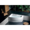 Asymetrická vana Polysan Evia 160x100 cm akrylát pravá 12611