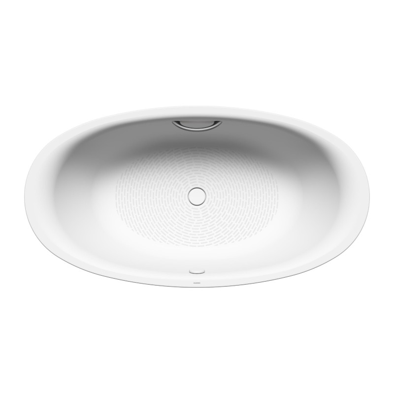 Oválná vana Kaldewei Ellipso Duo Oval 190x100 cm smaltovaná ocel levá i pravá alpská bílá 286210213001