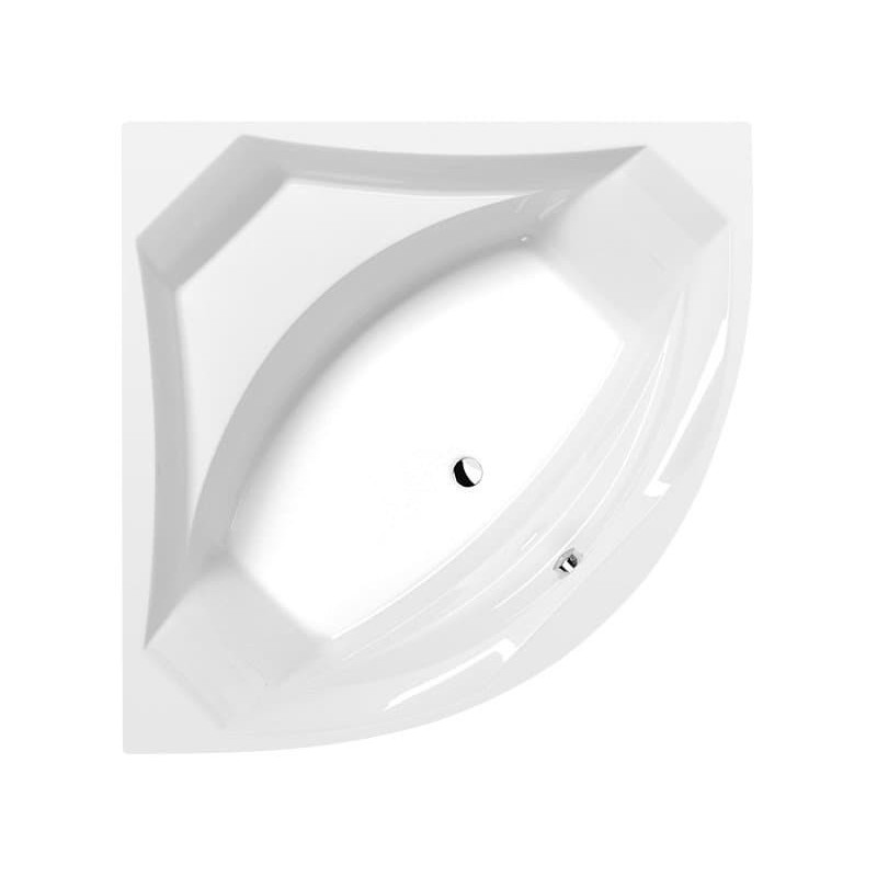 Rohová vana Polysan Rosana 150x150 cm akrylát levá i pravá 63119