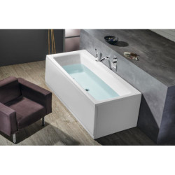 Obdélníková vana Polysan Kvadra 170x80 cm akrylát levá i pravá 18611