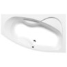 Asymetrická vana Polysan Mamba 160x95 cm akrylát pravá 28111