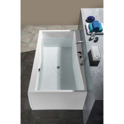 Obdélníková vana Polysan Quest 180x100 cm akrylát levá i pravá 78511