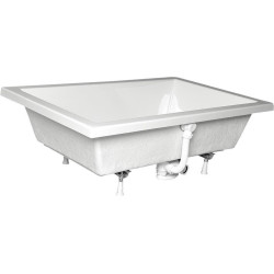 Polysan DEEP hluboká sprchová vanička, obdélník 140x75x26cm, bílá,72947