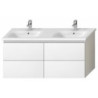 Koupelnová skříňka pod umyvadlo Jika Mio-N 126x44,5x59 cm bílá H40J7184015001