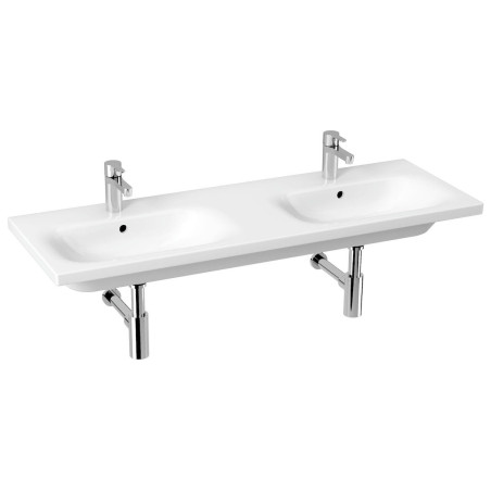 Dvojumyvadlo Jika Mio-N 130x45 cm dva otvory pro baterii H8147140001041