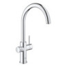 Dřezová baterie GROHE Blue Home s výpustí chrom 31455001