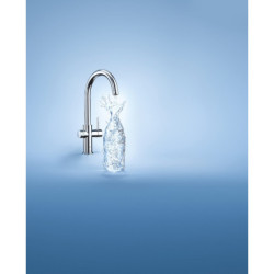 Dřezová baterie GROHE Blue Home s výpustí chrom 31455001