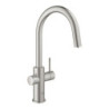 Dřezová baterie GROHE Blue Home s vytahovací sprškou supersteel 31541DC0
