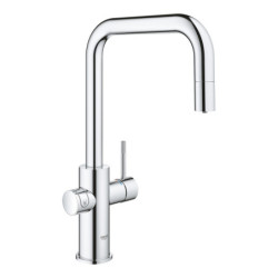 Dřezová baterie GROHE Blue Home s vytahovací sprškou chrom 31543000