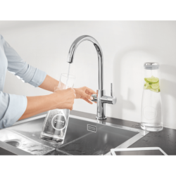 Dřezová baterie GROHE Blue Professional s výpustí chrom 31323002