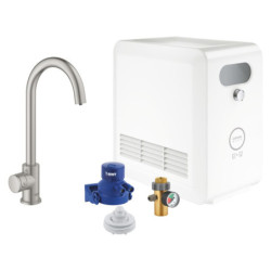 Dřezová baterie GROHE Blue Professional s výpustí supersteel 31302DC2