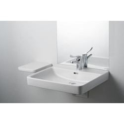 Umyvadlo Laufen Pro 60x55,5 cm otvor pro baterii, bez přepadu H8119500001561