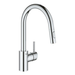 Dřezová baterie GROHE Concetto New s vytahovací sprškou chrom 31483002