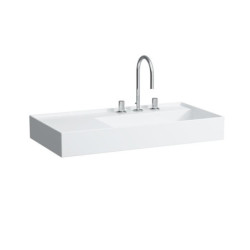 Umyvadlo Laufen Kartell By Laufen 90x46 cm bez otvoru pro baterii, bez přepadu H8103394001121