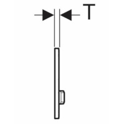 Ovládací tlačítko Geberit Sigma50 zinek chrom lesk 115.788.21.2