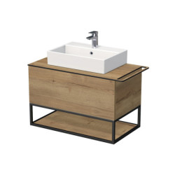 Koupelnová skříňka pod umyvadlo Naturel Oxo 90x50 cm dub halifax OXO901ZKDP