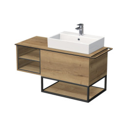 Koupelnová skříňka pod umyvadlo Naturel Oxo 110x50 cm dub halifax OXO110P701ZKDP