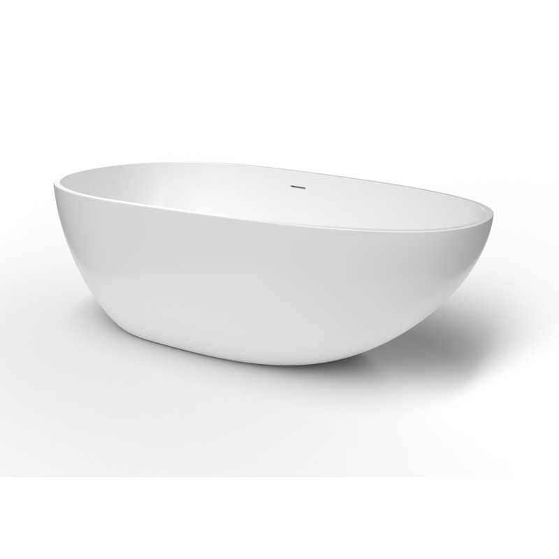 Volně stojící vana SAT Zita 170x88 cm litý mramor ZI1700