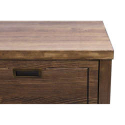 Koupelnová skříňka vysoká Naturel Country 40x130x30 cm palisandr COUNTRYV40LPPA