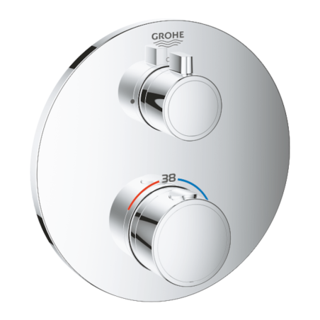 Termostat GROHE Grohtherm bez podomítkového tělesa chrom 24075000