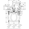 Umyvadlová baterie Hansgrohe Metris s výpustí chrom 31083000