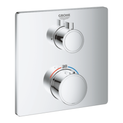 Termostat GROHE Grohtherm bez podomítkového tělesa chrom 24078000