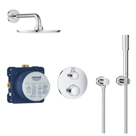 Sprchový systém GROHE Grohtherm včetně podomítkového tělesa chrom 34732000