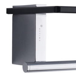 Držák toaletního papíru SAT Cube Way černá DRZTOALPOLSKLOC