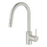 Dřezová baterie GROHE Concetto New s vytahovací sprškou supersteel 31483DC2