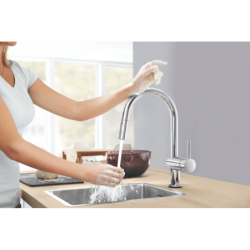 Dřezová baterie GROHE Minta Touch s vytahovací sprškou chrom 31358002