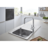 Dřezová baterie GROHE Minta s vytahovací sprškou chrom 32322002