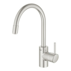 Dřezová baterie GROHE Concetto New s vytahovací sprškou supersteel 32663DC3