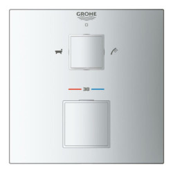 Termostat GROHE Grohtherm Cube bez podomítkového tělesa chrom 24155000
