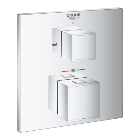Termostat GROHE Grohtherm Cube bez podomítkového tělesa chrom 24155000