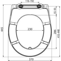 WC sedátko uni SOFTCLOSE, Duroplast