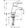 Umyvadlová baterie Hansgrohe Focus E2 31130000