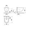 Bidet Laufen Pro závěsný, vnitřní přívod H8309520003021