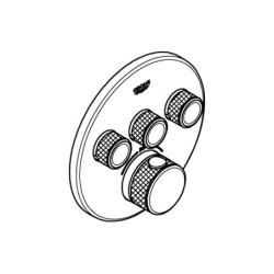 Termostat GROHE Smart Control s termostatickou baterií Brushed Warm Sunset 29121DL0