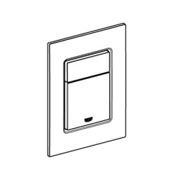 Ovládací tlačítko GROHE Skate Cosmopolitan S plast Hard Graphite 37535A00