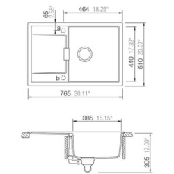 Set dřezu Schock a baterie SIKO SETSCHOCK17
