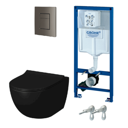 Cenově zvýhodněný závěsný WC set Grohe  + WC VitrA Sento KMPLGVMB38528