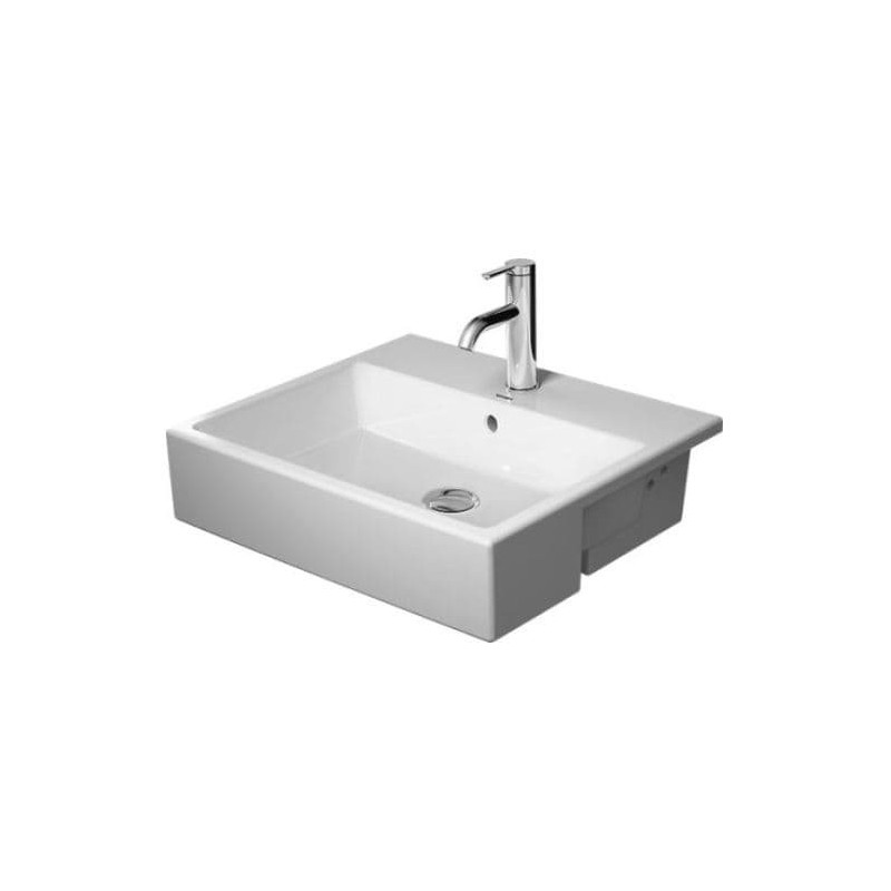 Polozápustné umyvadlo Duravit Vero air 55x47 cm bílá 0382550000