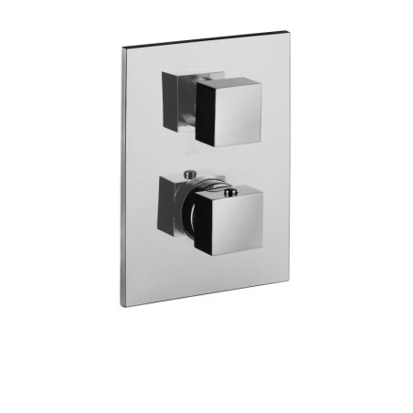 Sprchová a vanová baterie Paffoni Level včetně podomítkového tělesa chrom LEQ518