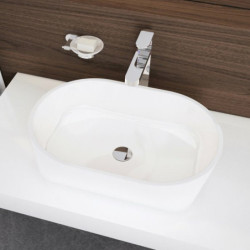 Umyvadlo na desku Ravak Solo 58x40 cm bez přepadu XJX01358000