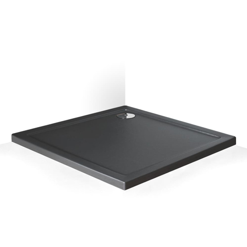 Sprchová vanička čtvercová Roth 80x80 cm akrylát antracit 8000310