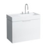 Umyvadlo Laufen Kartell By Laufen 90x46 cm otvor pro baterii, bez přepadu H8103390001111