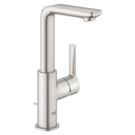 Vysoká umyvadlová baterie GROHE Lineare s výpustí supersteel 23296DC1