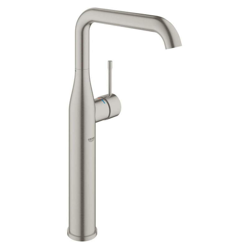 Vysoká umyvadlová baterie GROHE Essence New s otočným raménkem supersteel 32901DC1