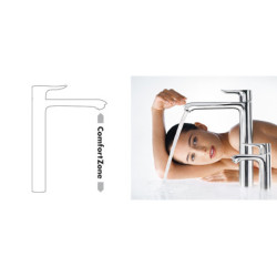 Vysoká umyvadlová baterie Hansgrohe HG248 bez výpusti chrom SIKOBHGMS285