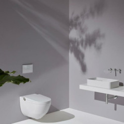 Akční balíček Laufen RIVA závěsné WC + podomítkový modul + WC tlačítko bílé SIKOSLRI000